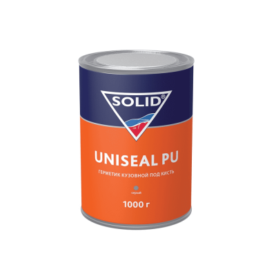 Герметик кузовной SOLID UNISEAL PU Grey  под кисть 1 кг